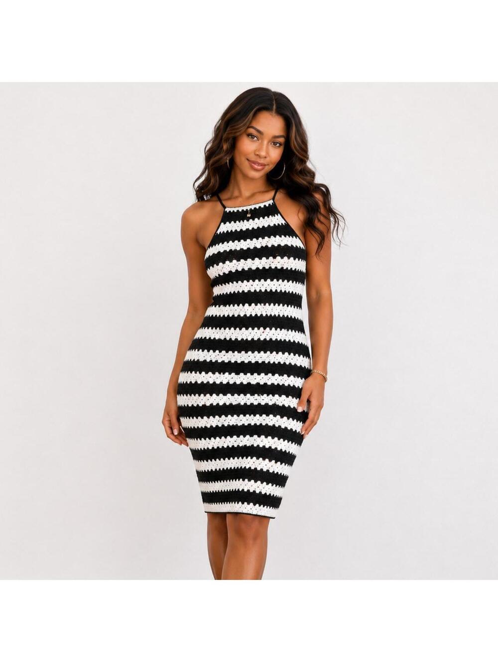 🖤 Bar III Black & White Dress – Size XL 🤍